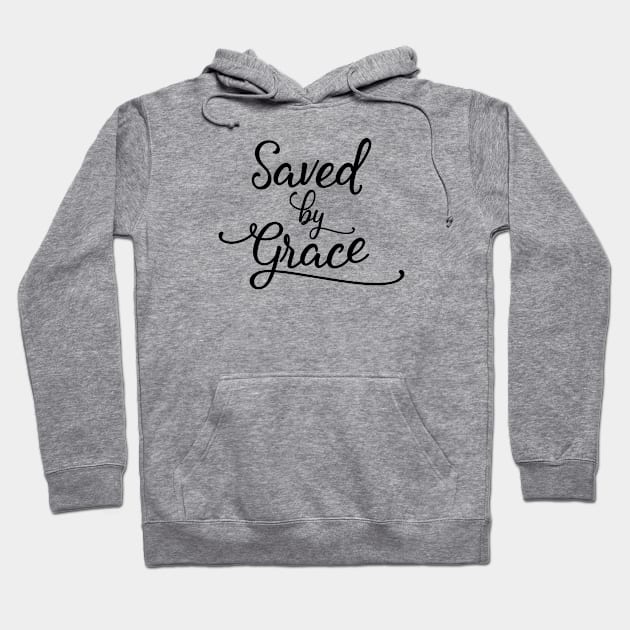 Saved By Grace Hoodie by ChristianLifeApparel